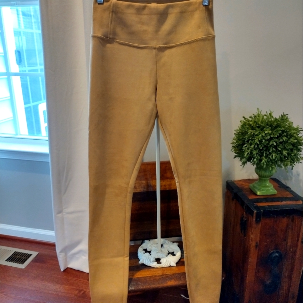 Faux Suede Leggings